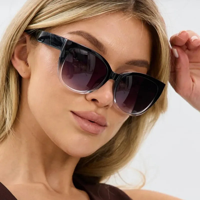 Women's Fashion Cat Eye Sunglasses | Gradient Color UV400 Designer Shades