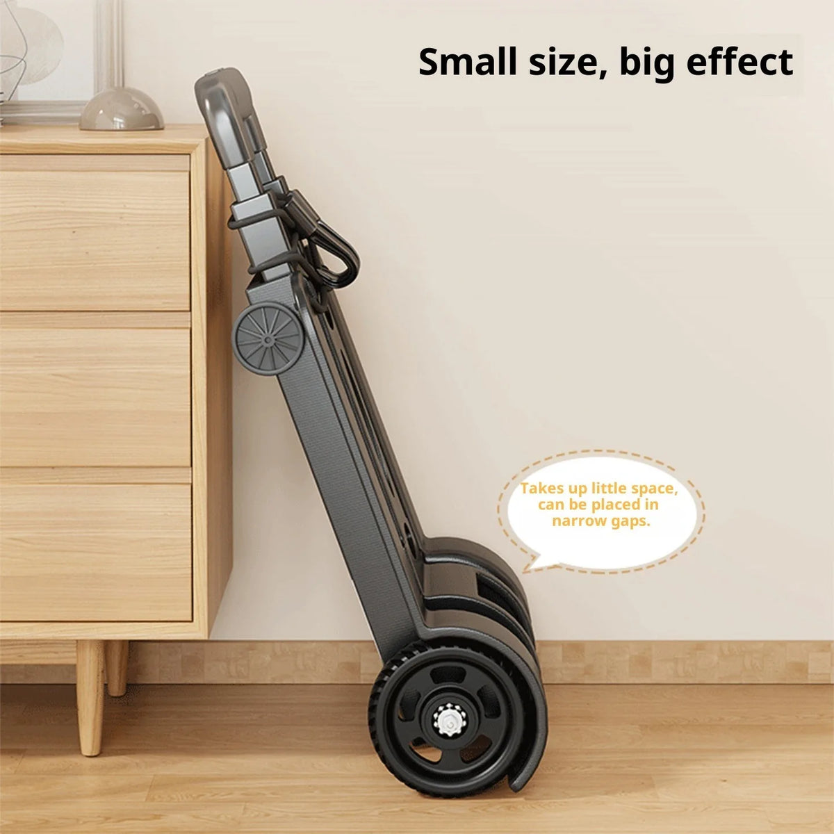 Folding Luggage Trolley – Portable Travel & Shopping Cart