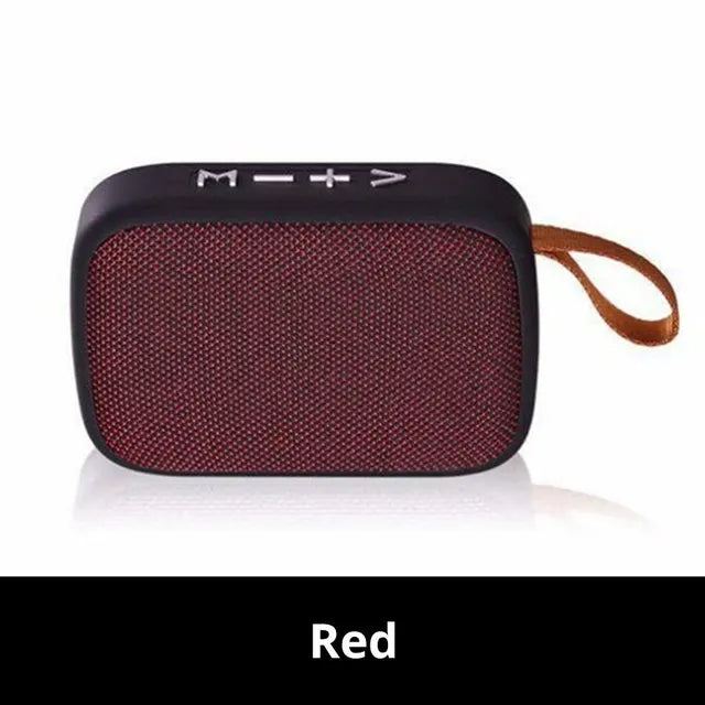 Big Sound. Small Package. — Portable Bluetooth 5.0 Mini Fabric Speaker | 3D Stereo HiFi, TF Card, FM Radio, Rechargeable, 5 Colors