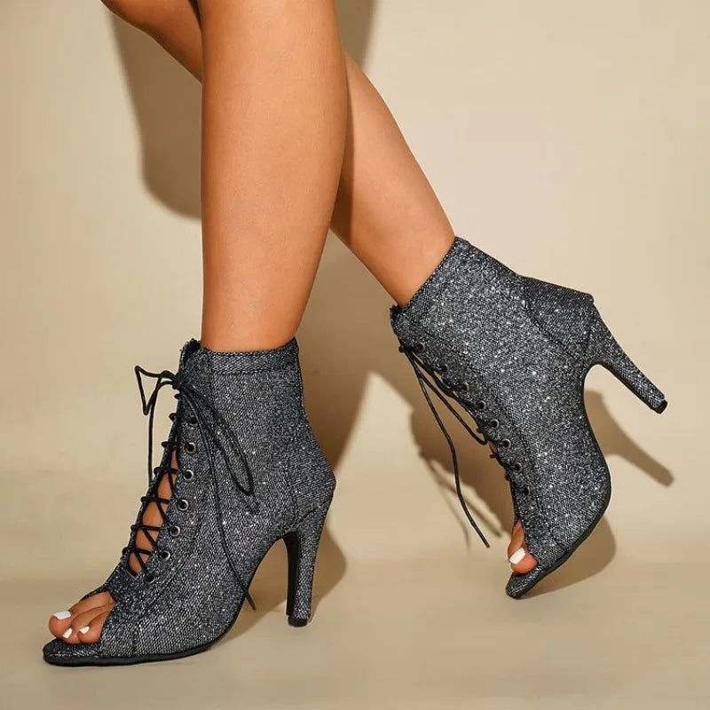 Women's Sexy High Heel Dance Sandals – Open-Toe Jazz Dance Heels