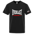 Everlast Boxing Logo Graphic T-Shirt — Crew Neck Short Sleeve Sports Streetwear Tee