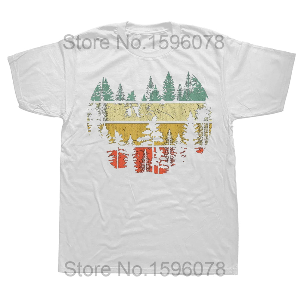 Wildlife & Forest Retro Nature T-Shirt — Hiking Camping Birdwatching Outdoor Graphic Tee