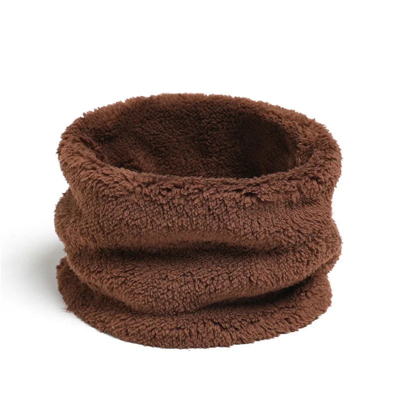 Winter Plush Ring Scarf — Warm Neck Warmer Unisex