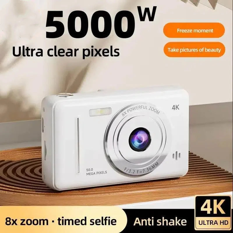 Retro Digital Camera with SD Card Storage