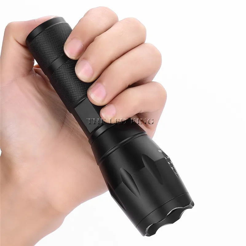 XM-L2 10000LM Zoomable CREE LED Flashlight – Waterproof Tactical Torch for 18650/26650