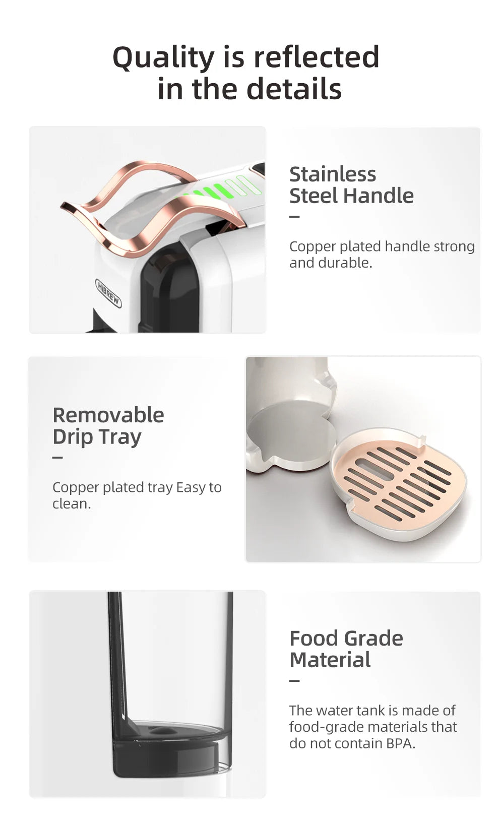 One Machine. Every Coffee. — HiBREW 5-in-1 Capsule Coffee Maker | 20 Bar, Hot & Cold, Nespresso, Dolce Gusto, K-Cup & Ground