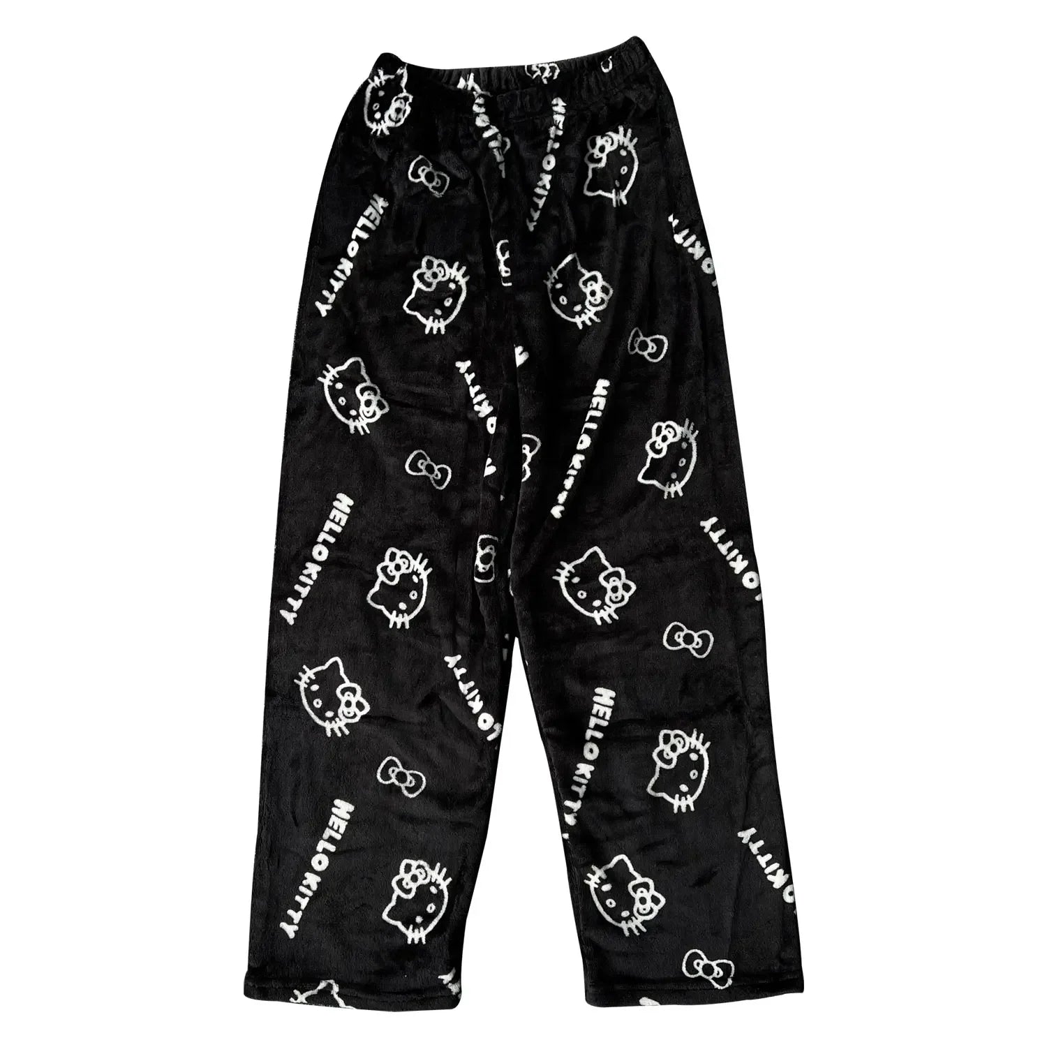 Y2K Hello Kitty Anime Couples Pajamas | Cartoon Casual Homewear Trousers Set