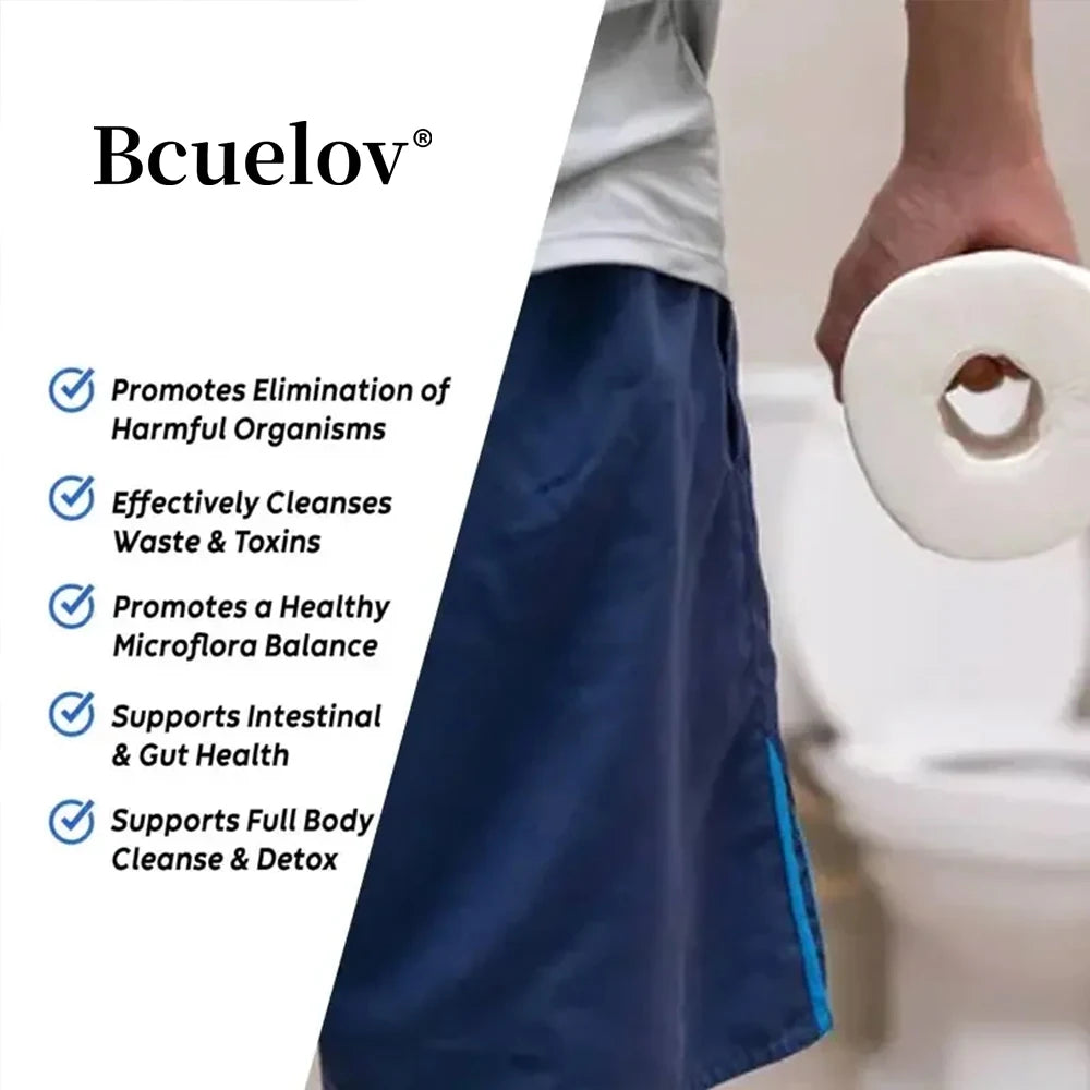 Colon Cleanser Detox Supplement – Bowel Cleansing with Psyllium Husk & Probiotics