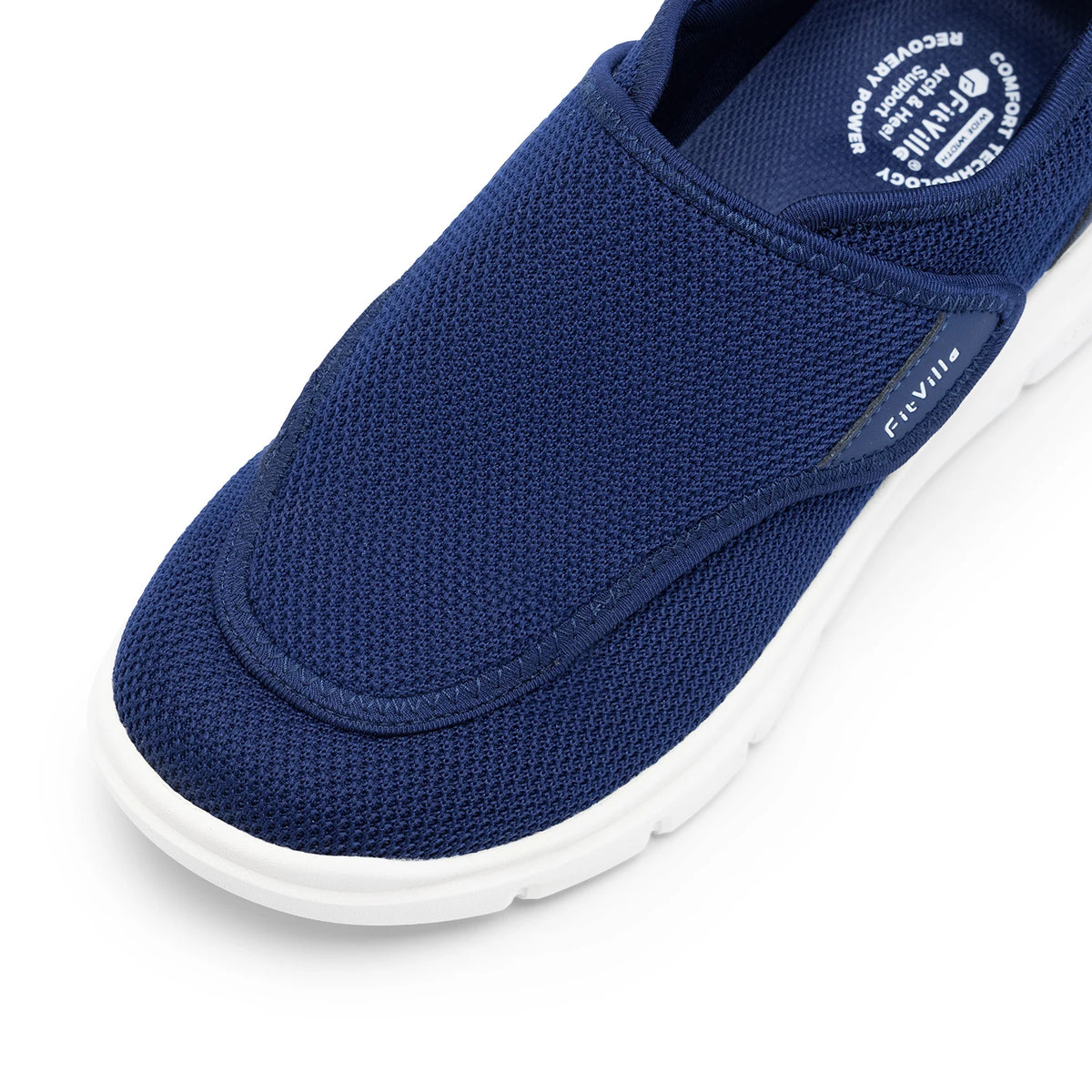 Men's Extra Wide Adjustable Diabetic Shoes – Orthopedic Walking Shoes for Elderly Swollen Feet & Foot Pain