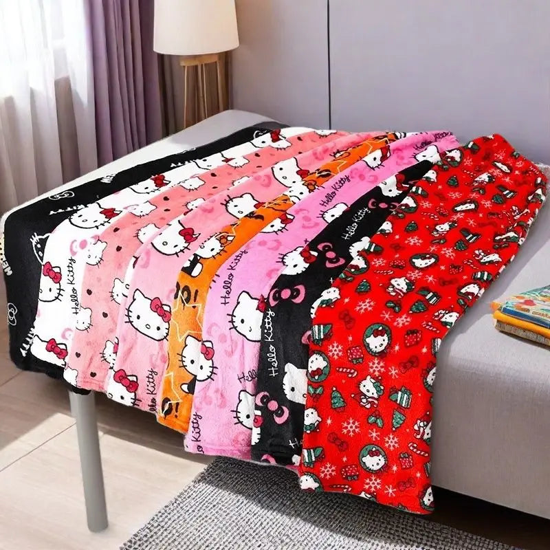 Y2K Hello Kitty Anime Couples Pajamas | Cartoon Casual Homewear Trousers Set