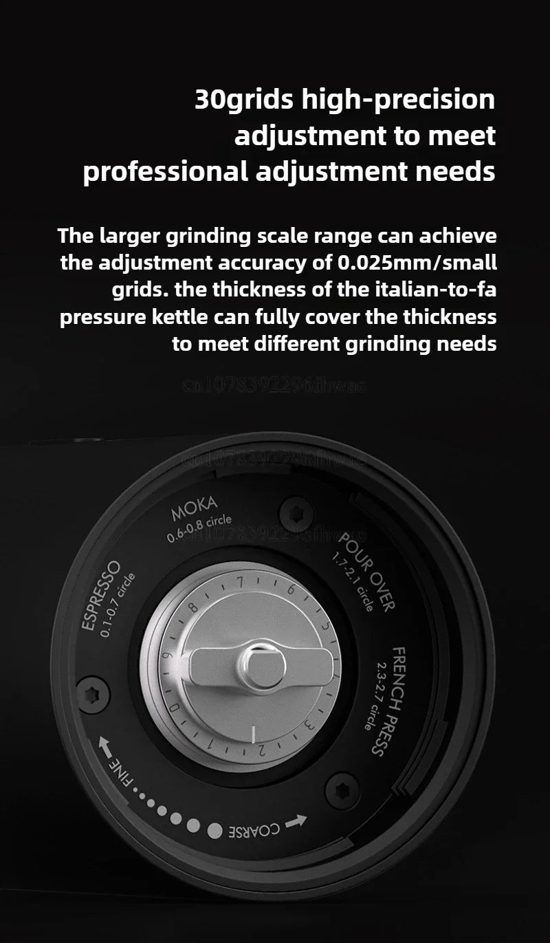 TIMEMORE Whirly 01s USB Portable Electric Coffee Grinder – Automatic Hand-Brewed Bean Grinder for Home & Travel