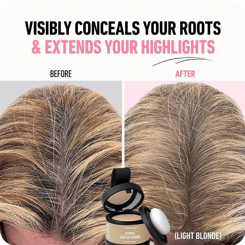 Hairline Shadow Powder — Waterproof Root Touch-Up for Thinning Hair