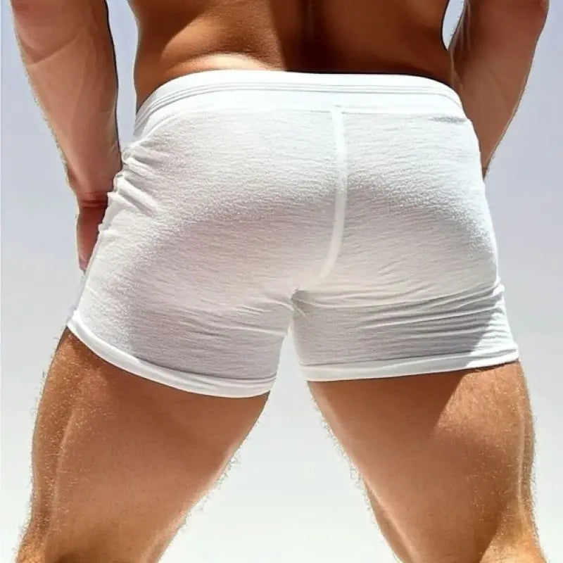 Men's Lace-Up Lounge & Fitness Shorts — Breathable Casual Workout Shorts