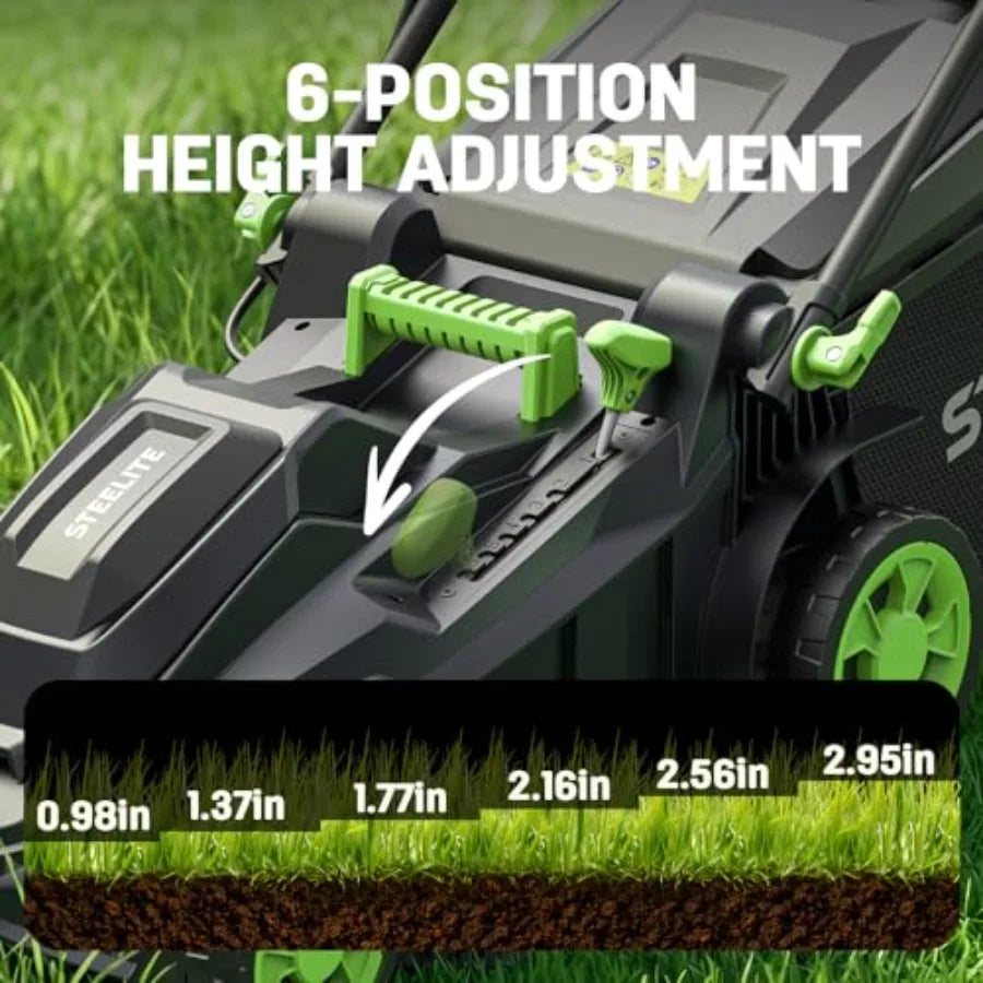 40V Dual-Battery Lawn Mower & String Trimmer Combo | Lithium-Ion, Extended Runtime, Residential Use