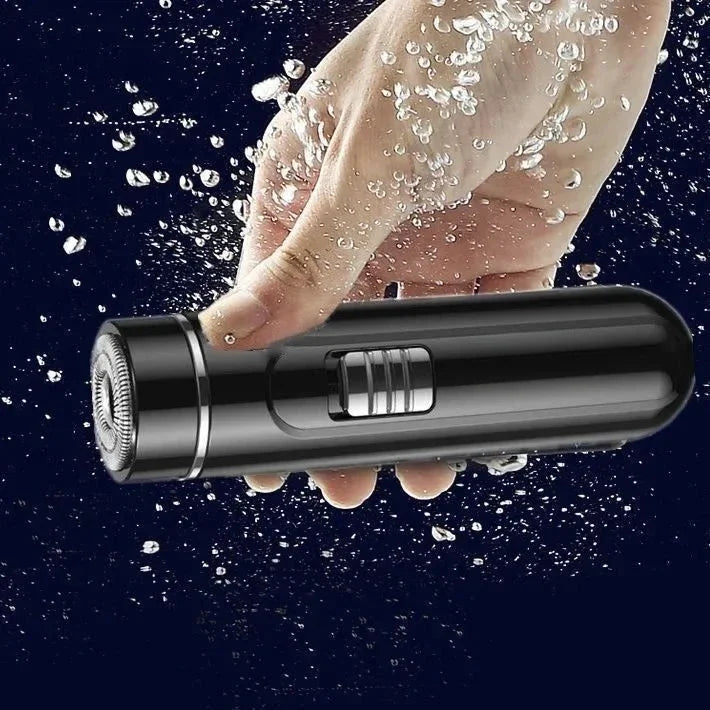 USB Rechargeable Electric Razor for Men — Wet & Dry One-Button Shaver for Home, Car & Travel