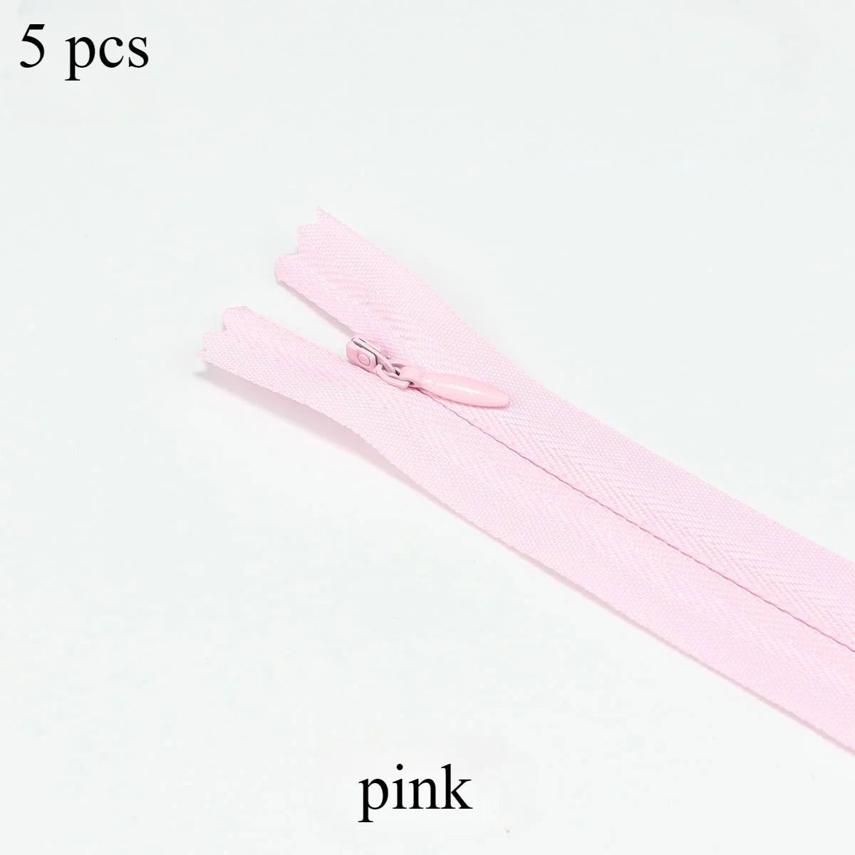 Invisible Zippers 5-Pack — Premium Hidden Zippers for Dresses, Pants & More (18cm–60cm)