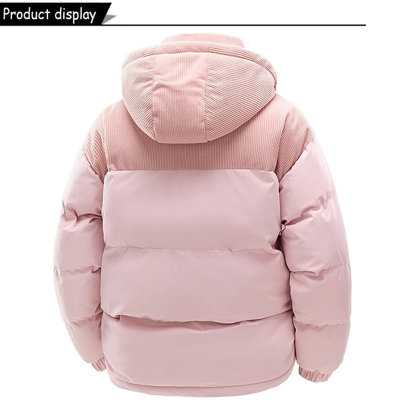 Men's Removable Hooded Windbreaker Parka Jacket – Warm Casual Outerwear for Autumn & Winter