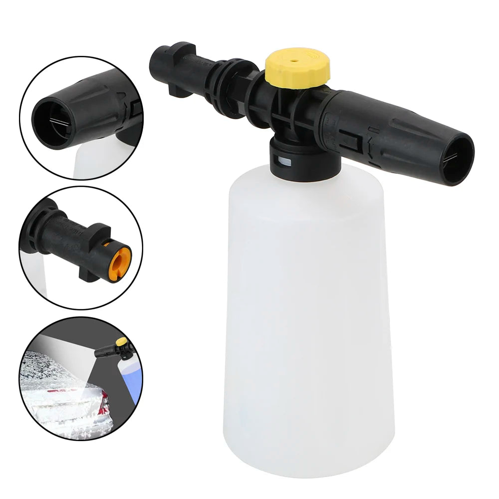 750ml Snow Foam Lance for Karcher K2–K7 Pressure Washers – Adjustable Foam Generator