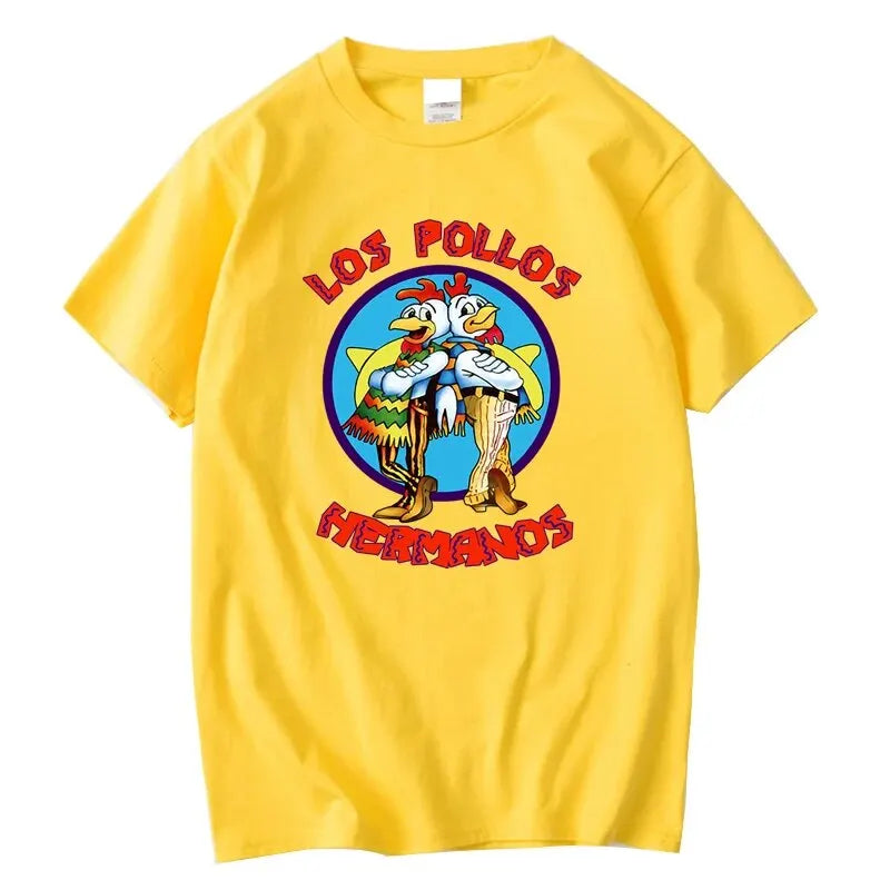 Los Pollos Hermanos Funny Graphic T-Shirt — Breaking Bad Fan Tee