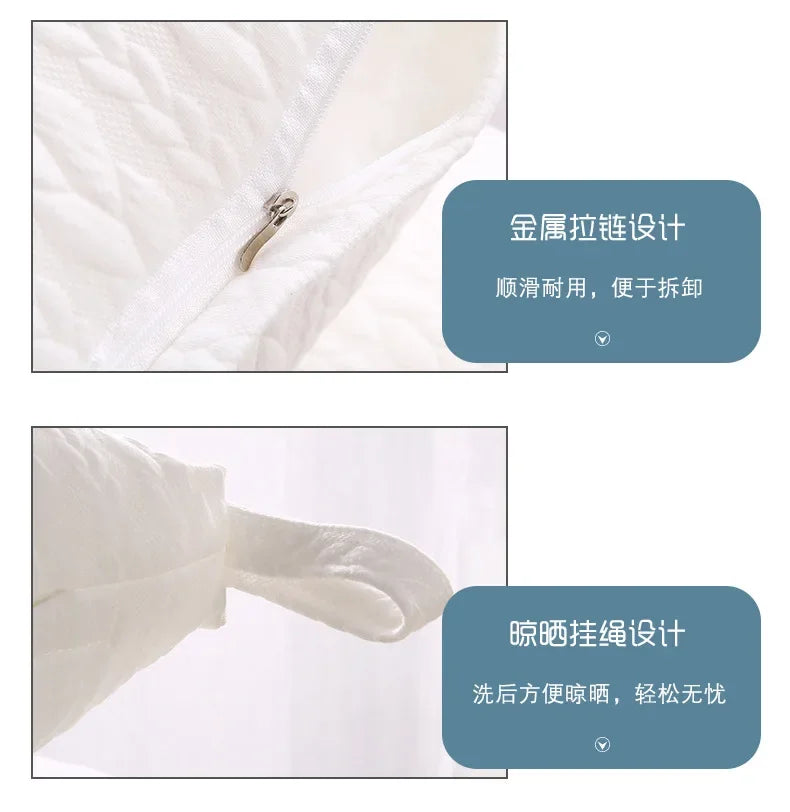 Soft Cervical Support Sleeping Pillow – Hotel Quality, 48x74cm, 600g or 800g Fill