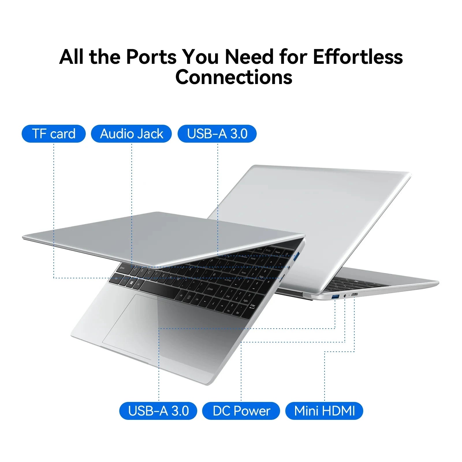 15.6" Intel Core i9-9900 Ultra Slim Laptop – Up to 32GB DDR4, 2TB SSD, Windows 11