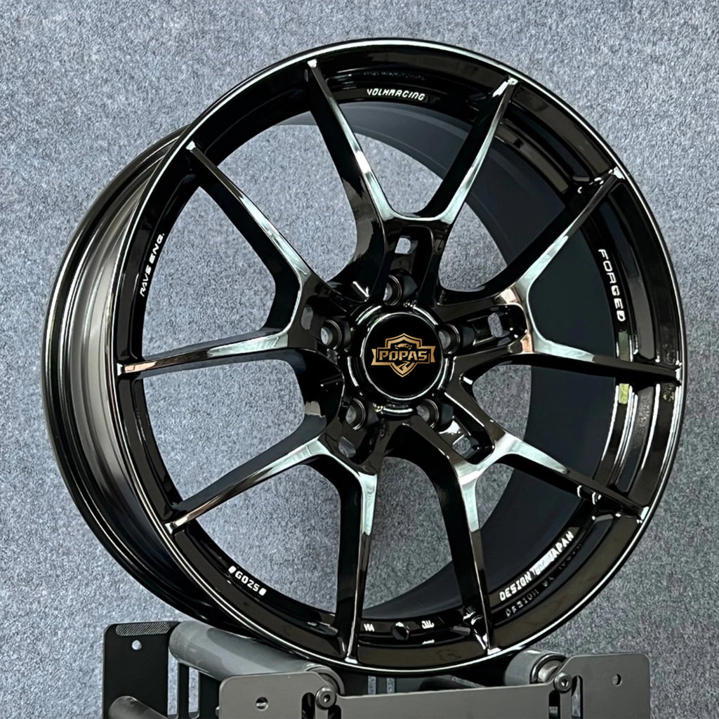 Black Alloy Car Wheels – 15 to 19-Inch Options