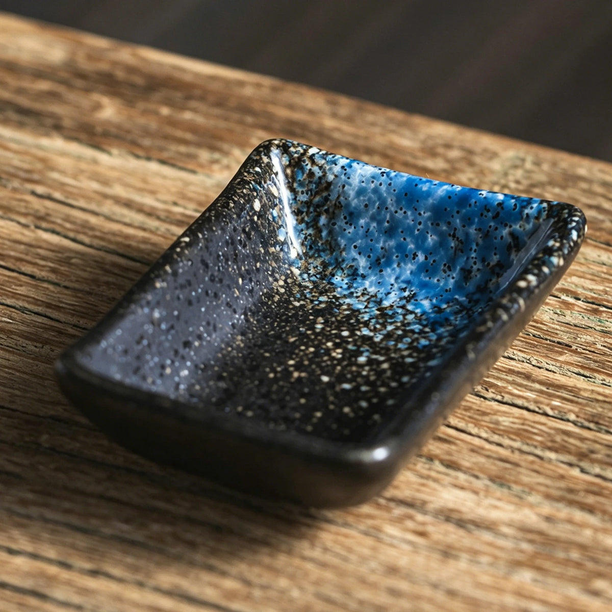 Ceramic Soy Sauce Dish – Japanese-Style Rectangular Bowl
