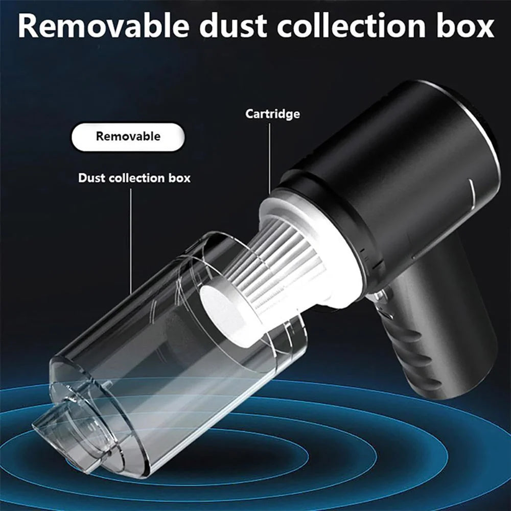 USB Rechargeable Handheld Vacuum – Car & Home