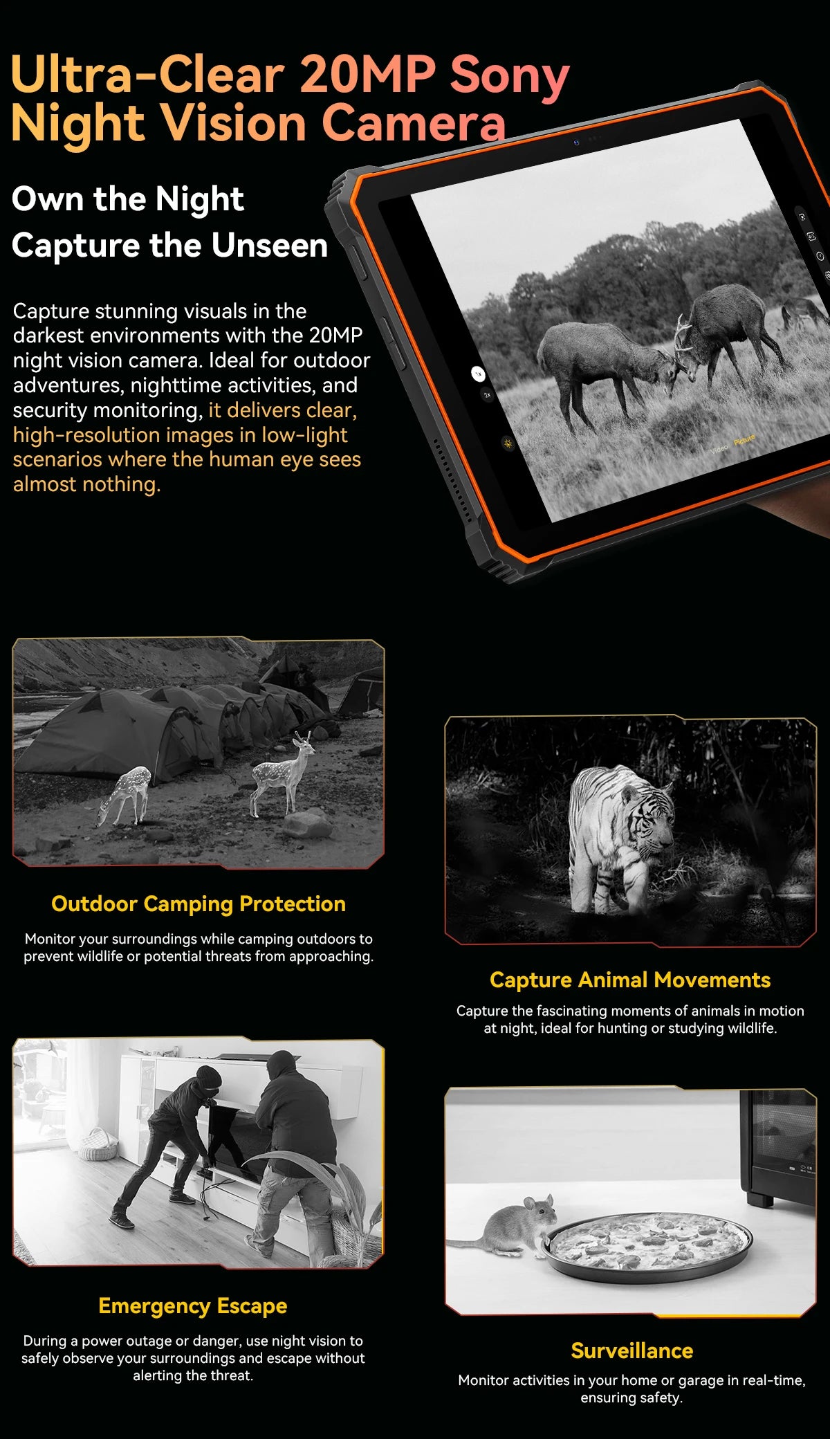 Blackview Active 10 Pro 11" Rugged Tablet – 5G, 12GB RAM, 512GB, 30000mAh, 108MP