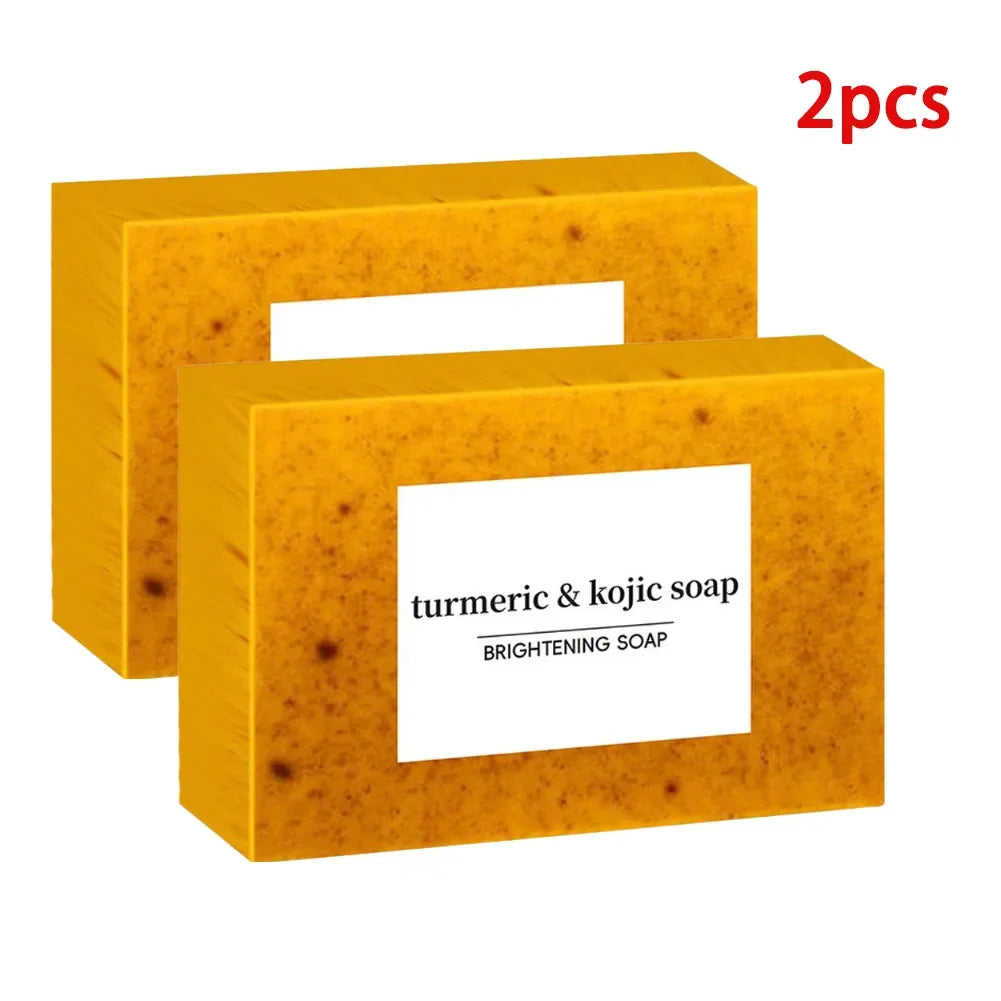 Turmeric Lemon Kojic Acid Soap Bar – Brightening, Dark Spot & Acne Facial & Body Soap