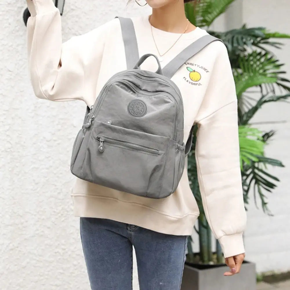 Casual Large Capacity Shoulder Bag Student Waterproof Lightweight Mini Rucksack Wear-resistant Small Backpack Travel