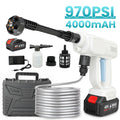 Cordless Pressure Washer – 21V, 6-in-1 Nozzle & Foam Kit