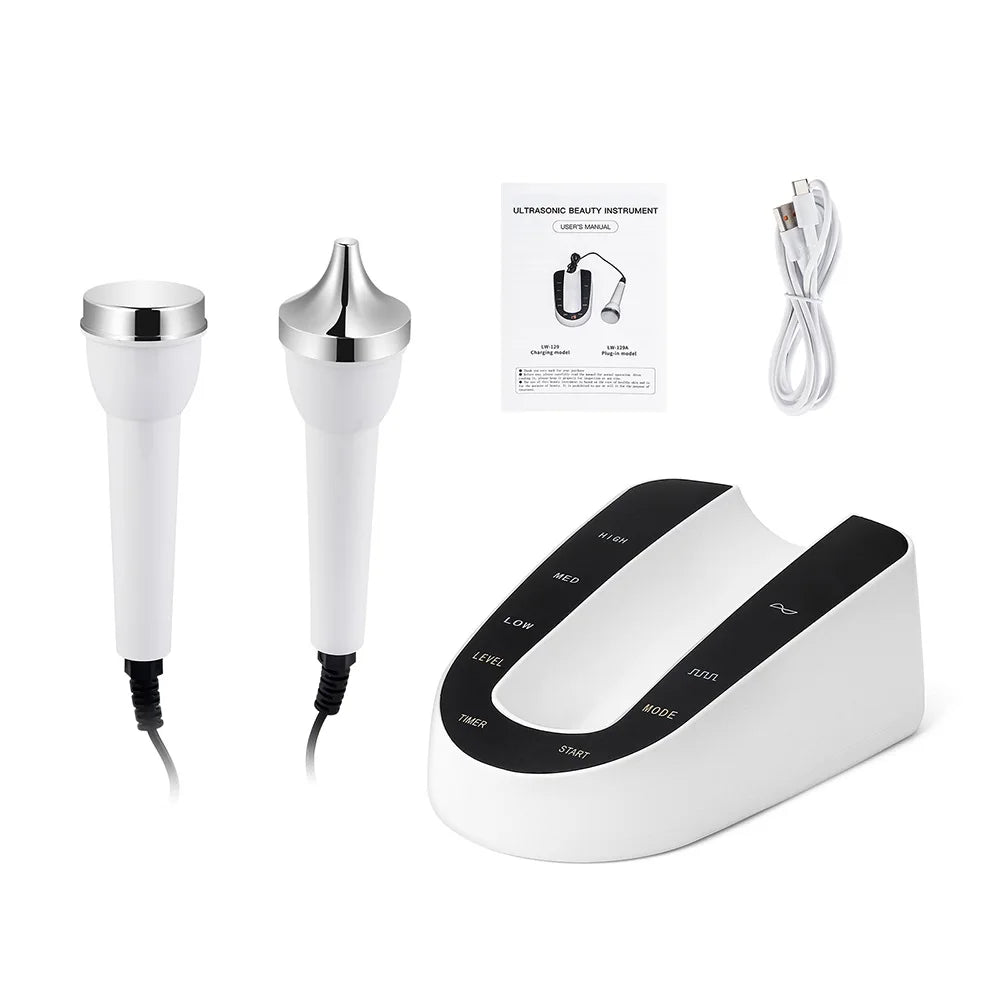 1MHz Ultrasonic Facial Beauty Machine – Lifting, Anti-Aging, Skin Tightening & Eye Care SPA Device