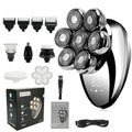 7D Floating Head Electric Shaver for Men – Wet/Dry Rotary Razor with LCD Display & Bald Head Trimmer