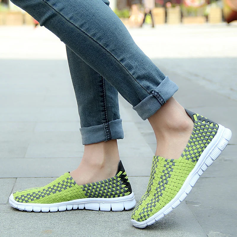 Unisex Handwoven Breathable Loafer Flats