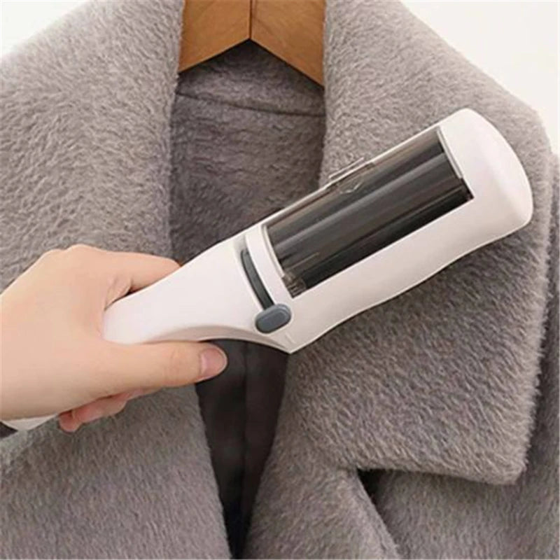 Electrostatic Clothing Dust & Pet Hair Remover Brush – Reusable Travel Sweeper for Home & Office