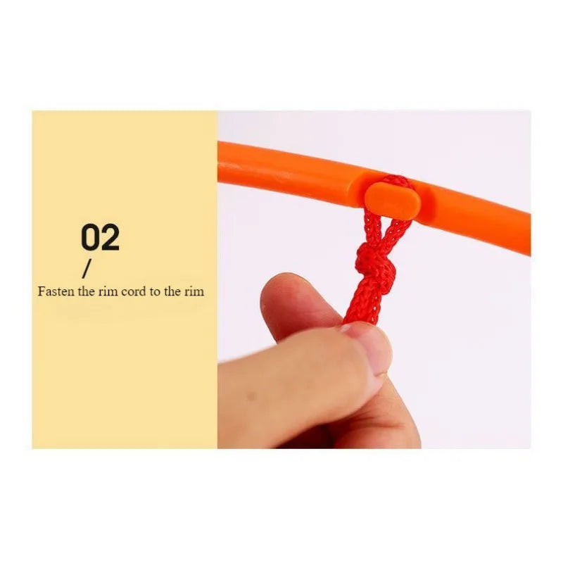 Kids Indoor Basketball Hoop – Wall-Mounted Folding Mini Hoop for Home & Bedroom Training