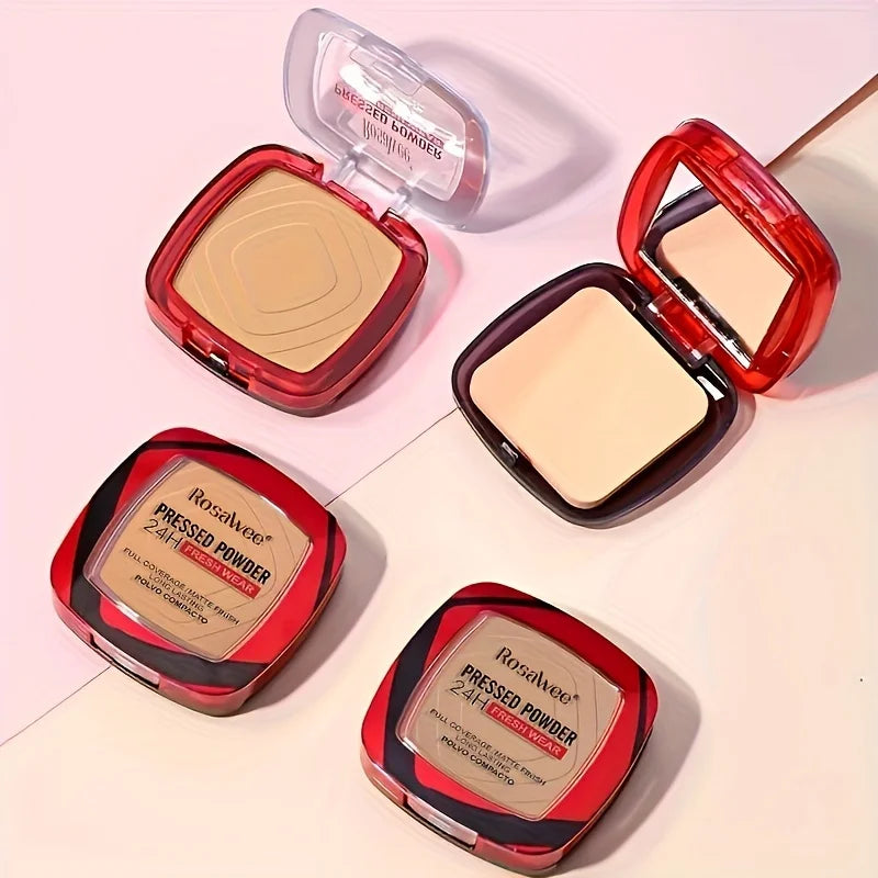 Matte Full Coverage Pressed Powder Foundation — 24H Oil Control
