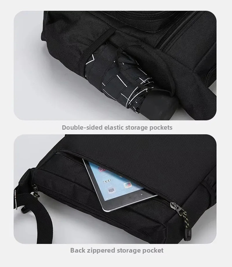 Men's Waterproof Messenger Bag – Oxford Crossbody Sling Pack for Work, Business & Travel