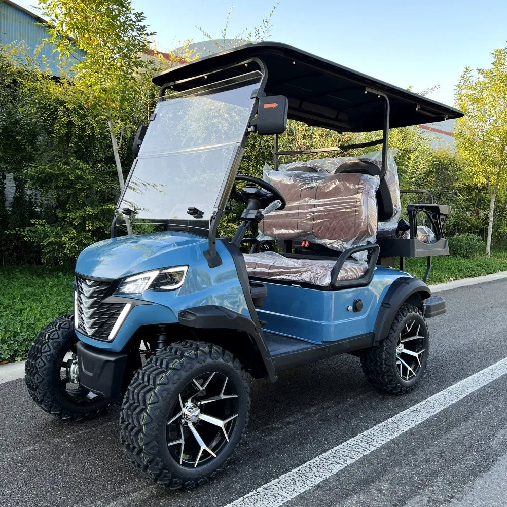 2026 Latest Solar Panel Charging Customized Off-Road 60V 4KW/5KW Outdoor Hunting Car Legal Electric Golf Cart