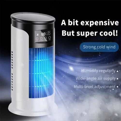 6-Speed Portable Evaporative Air Cooler — Cooling Fan Blower for Personal & Room Use
