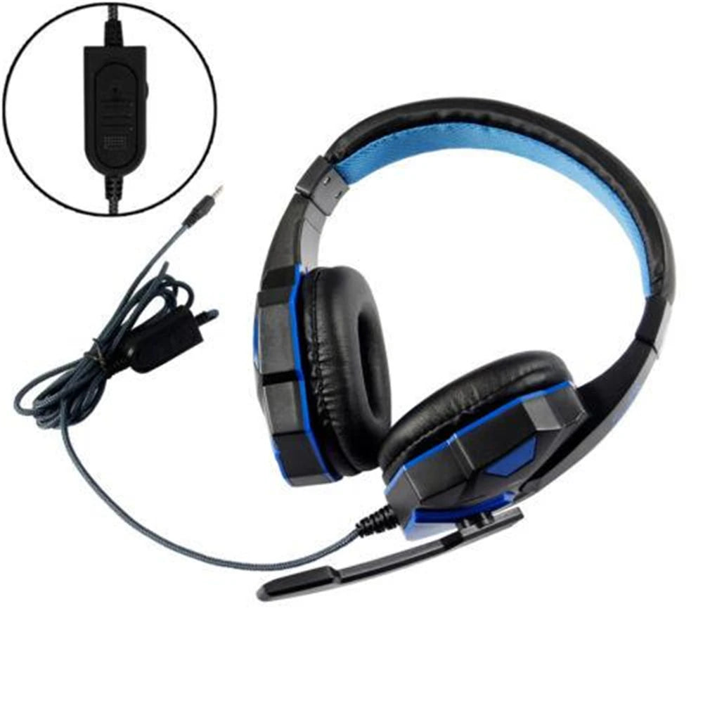 Wired Gaming Headset with Noise-Cancelling Mic — 120° Adjustable for PS4, PS5, Xbox, PC & Smartphone