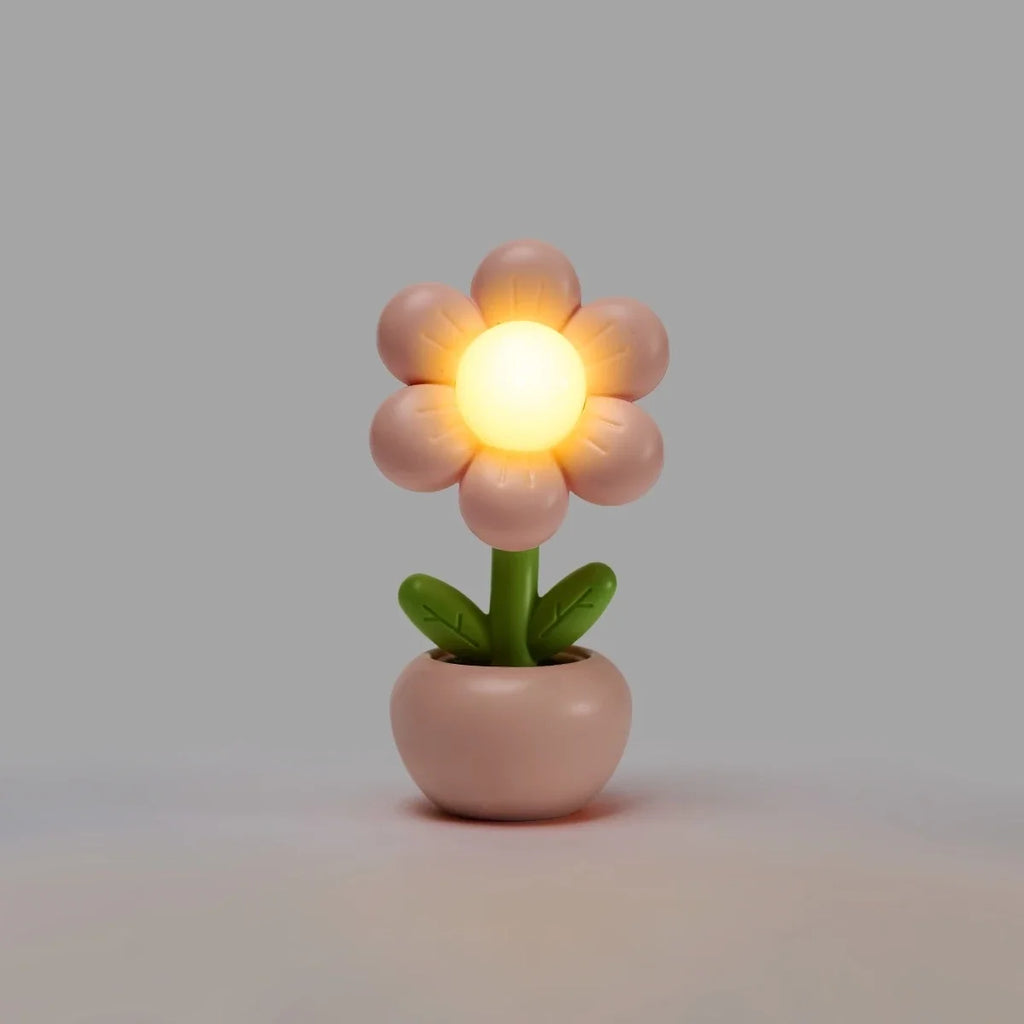 Mini Flower Night Light – LED Potted Design