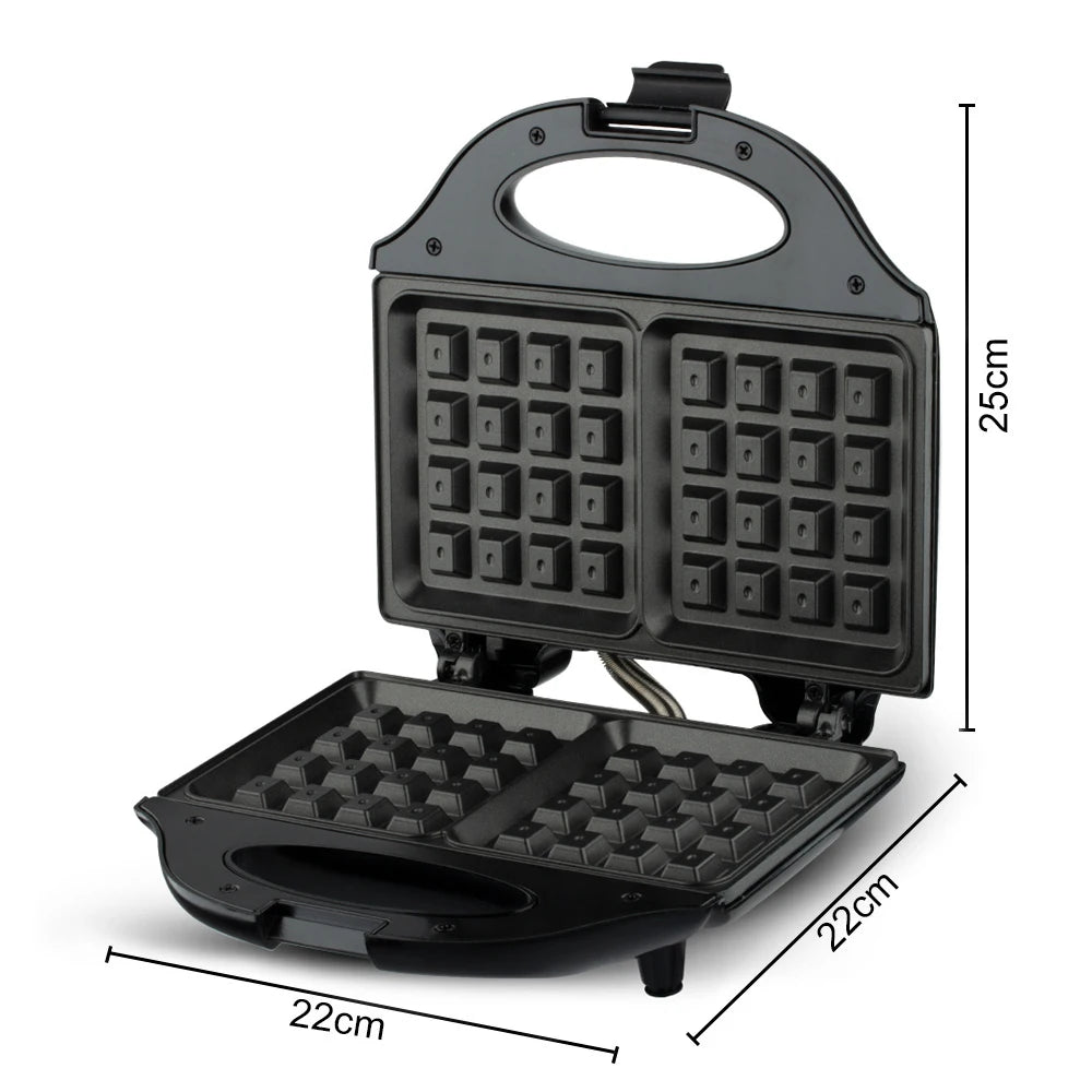 Professional Electric Waffle Maker — Non-Stick Multifunction Breakfast Machine