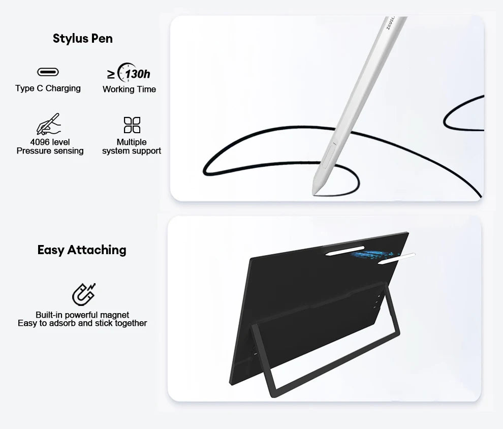 22-Inch QHD Touchscreen Monitor – Stylus & Anti-Glare