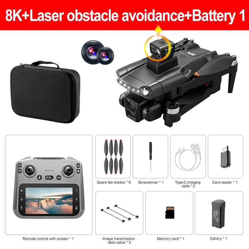 V198MAX GPS Return Drone with Screen Remote