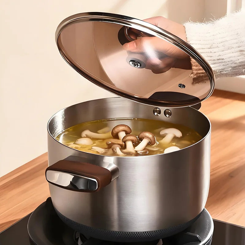 Nonstick Cookware – 32cm Wok, 18cm Milk Pot & 22cm Soup Pot