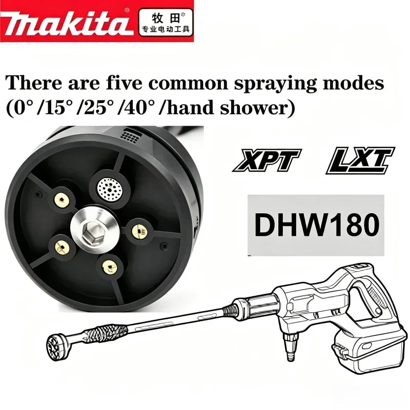 Cordless Pressure Washer – Makita 18V LXT Compatible