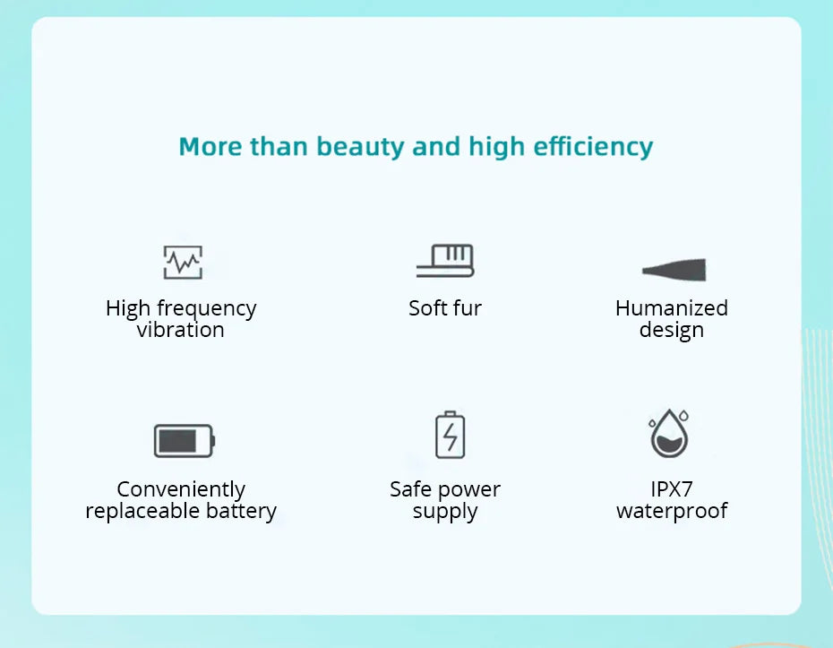 Tongwode Sonic Electric Toothbrush for Adults – Soft Bristle, IPX6 Waterproof, 3 Brush Heads