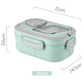 1200ml Wheat Straw Lunch Box – Leakproof Bento with Utensils